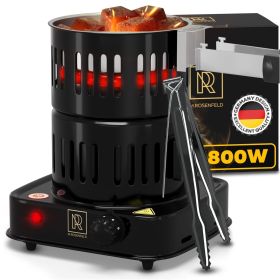 Multipurpose Electric Charcoal Starter 800W Electric Charcoal Burner Coconut Charcoal Lighters with Tongs - M. Rosenfeld