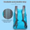 20L Unisex Lightweight Outdoor Backpack; Waterproof Folding Backpack; Casual Capacity Camping Bag For Travel Hiking Cycling Sport - Blue Color