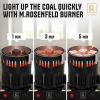 Multipurpose Electric Charcoal Starter 800W Electric Charcoal Burner Coconut Charcoal Lighters with Tongs - M. Rosenfeld
